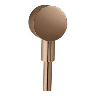 hansgrohe Raccord de tuyau Axor rd, avec clapet anti-retour, or rouge poli
