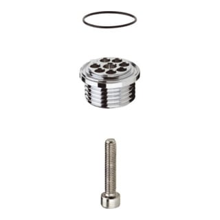 hansgrohe Raccord de tuyau chromé, pour thermostat de douche AP Ecostat