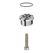 hansgrohe Raccord de tuyau chromé, pour thermostat de douche AP Ecostat