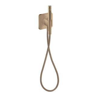 hansgrohe Raccord de tuyau et support de douche Axor Citterio C softsq. avec douchette à main 2 jets PRG