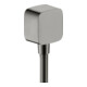 hansgrohe Raccord de tuyau Fixf Softc Axor avec clapet anti-retour, chrome noir poli-1