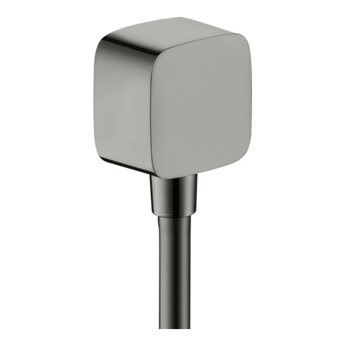 hansgrohe Raccord de tuyau Fixf Softc Axor avec clapet anti-retour, chrome noir poli