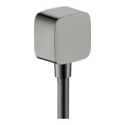 hansgrohe Raccord de tuyau Fixf Softc Axor avec clapet anti-retour, chrome noir poli