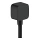 hansgrohe Raccord de tuyau Fixf Softc Axor avec clapet anti-retour, noir mat-1