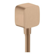 hansgrohe Raccord de tuyau Fixf Softc Axor avec clapet anti-retour, or rouge brossé