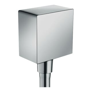 hansgrohe Raccord de tuyau Fixf Square Axor carré, avec clapet anti-retour, chrome