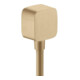 hansgrohe Raccord flexible Fixf Softc Axor avec clapet anti-retour, bronze brossé-1