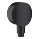 hansgrohe Raccord mural Fixfit avec clapet anti-retour, noir mat-1