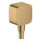 hansgrohe Raccord mural Fixfit avec rotule, clapet anti-retour, bronze brossé-1