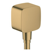 hansgrohe Raccord mural Fixfit avec rotule, clapet anti-retour, bronze brossé