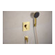 hansgrohe Raccord mural Fixfit Fine avec RV, Q, softsqua, opt. or poli