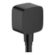 hansgrohe Raccord mural Fixfit sans rotule, avec clapet anti-retour, noir mat-1