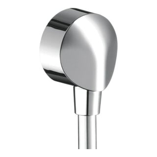 hansgrohe Raccord mural Fixfit sans rotule et clapet anti-retour, chrome