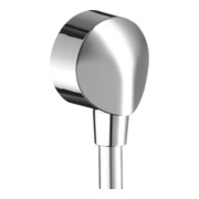 hansgrohe Raccord mural Fixfit sans rotule et clapet anti-retour, chrome-1