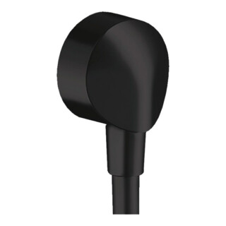 hansgrohe Raccord mural Fixfit sans rotule ni clapet anti-retour, mat noir