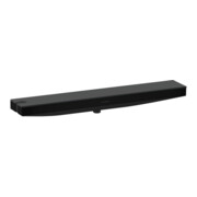 hansgrohe Raccord mural Rainfinity avec douchette gauche et tablette, noir mat