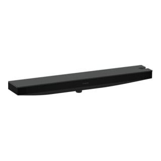 hansgrohe Raccord mural Rainfinity avec support de douche et tablette, noir mat