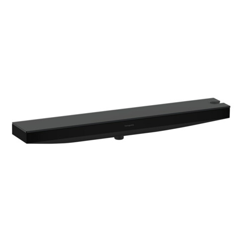 hansgrohe Raccord mural Rainfinity avec support de douche et tablette, noir mat