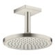 hansgrohe Raccord plafond 100 mm, aspect acier inoxydable, carré-2