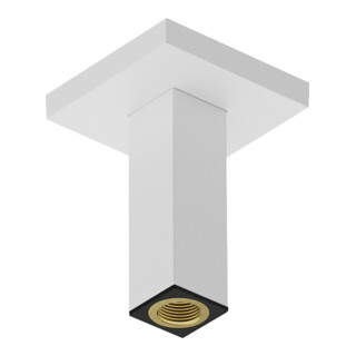 hansgrohe Raccord plafond 100 mm, blanc mat