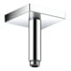 hansgrohe Raccord plafond 100 mm, chrome noir brossé, carré-1