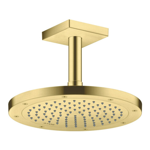 hansgrohe Raccord plafond 100 mm, laiton brossé, carré