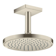 hansgrohe Raccord plafond 100 mm, nickel brossé, carré-5