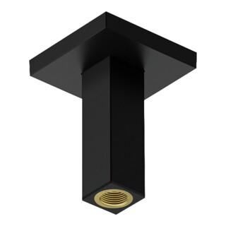 hansgrohe Raccord plafond 100 mm, noir mat