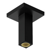 hansgrohe Raccord plafond 100 mm, noir mat