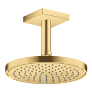hansgrohe Raccord plafond 100 mm, optique or brossé, carré-5