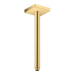 hansgrohe Raccord plafond 300 mm, optique or brossé, carré