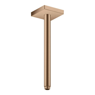 hansgrohe Raccord plafond 300 mm, or rouge brossé, carré