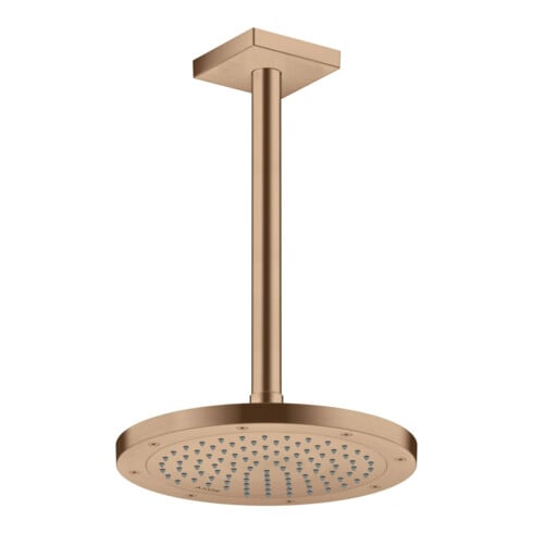 hansgrohe Raccord plafond 300 mm, or rouge brossé, carré
