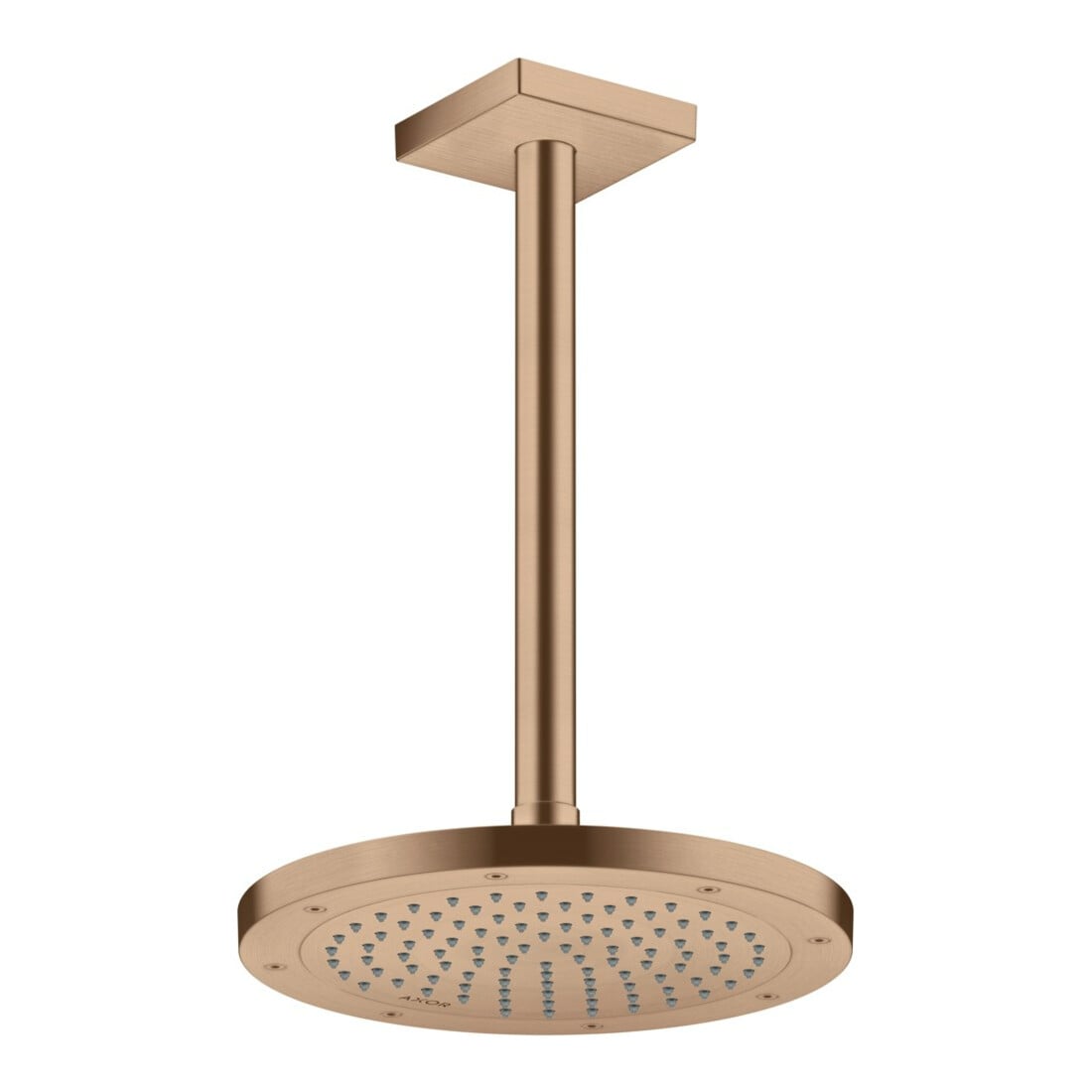 hansgrohe Raccord plafond 300 mm, or rouge brossé, carré