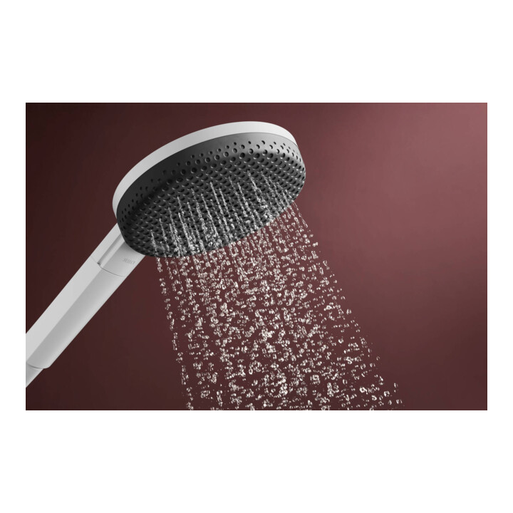 hansgrohe Raindance Al. Sel. S EcoSmart 125 mm Pomme de douche, 3 jets, blanc mat