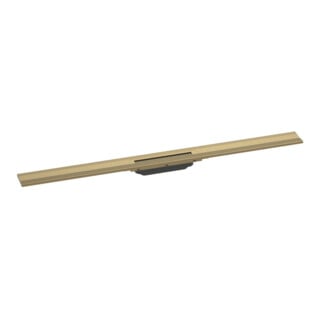 hansgrohe RainDrain Flex Caniveau de douche 1000 mm, b b, kit FM, raccourcissable, pour montage étanche