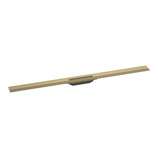 hansgrohe RainDrain Flex Caniveau de douche 1200 mm, b b, kit FM, raccourcissable, pour montage étanche