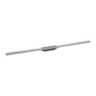 hansgrohe RainDrain Flex Caniveau de douche 1200 mm, ES optic, kit complet, ajustable