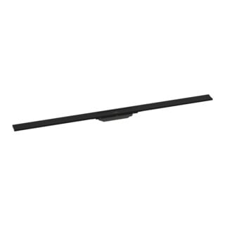 hansgrohe RainDrain Flex Caniveau de douche 1200 mm, noir mat, kit prêt à poser, coupable