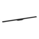 hansgrohe RainDrain Flex Caniveau de douche 1200 mm, noir mat, kit prêt à poser, coupable-1