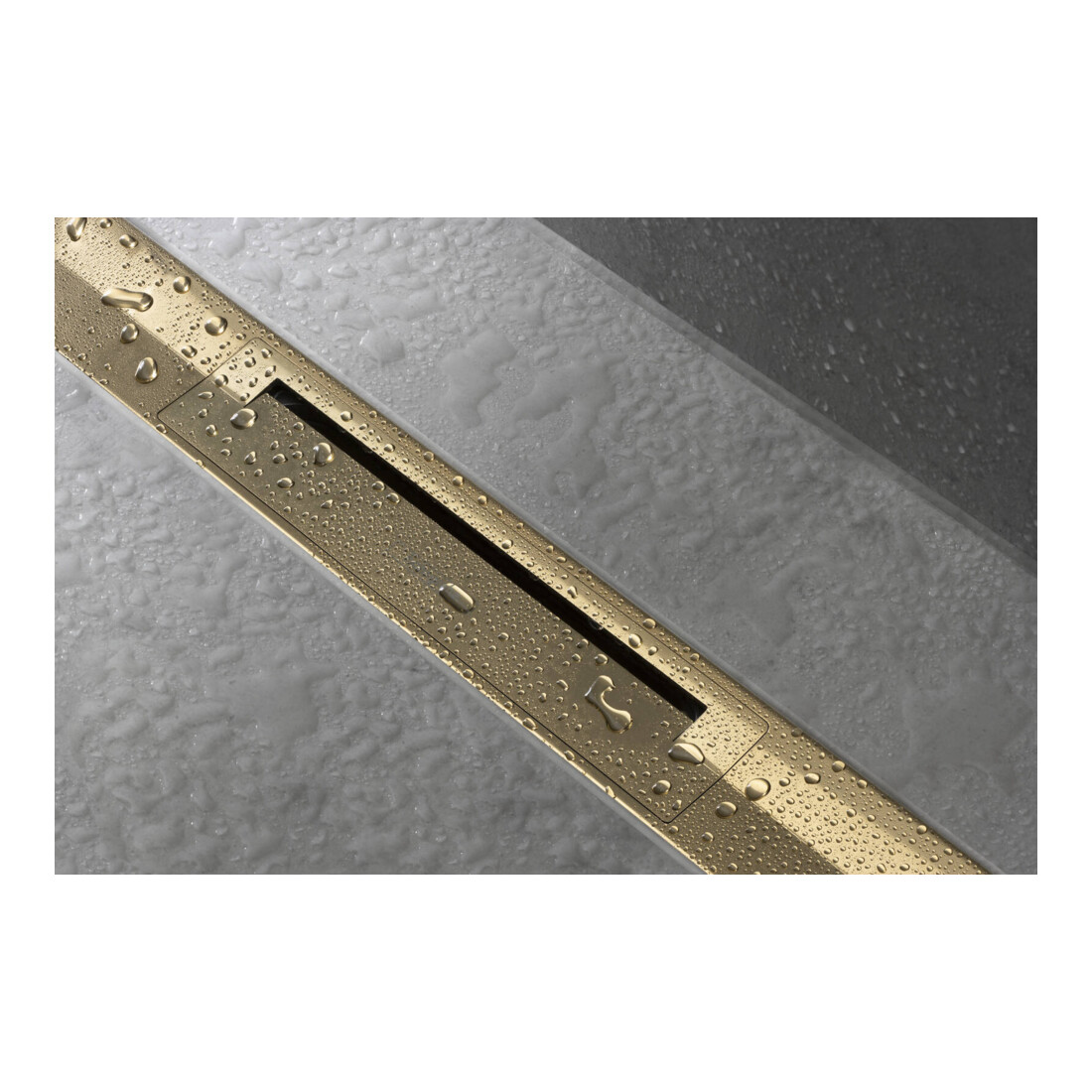 hansgrohe RainDrain Flex Caniveau de douche 1600 mm, ES optic, kit complet, ajustable