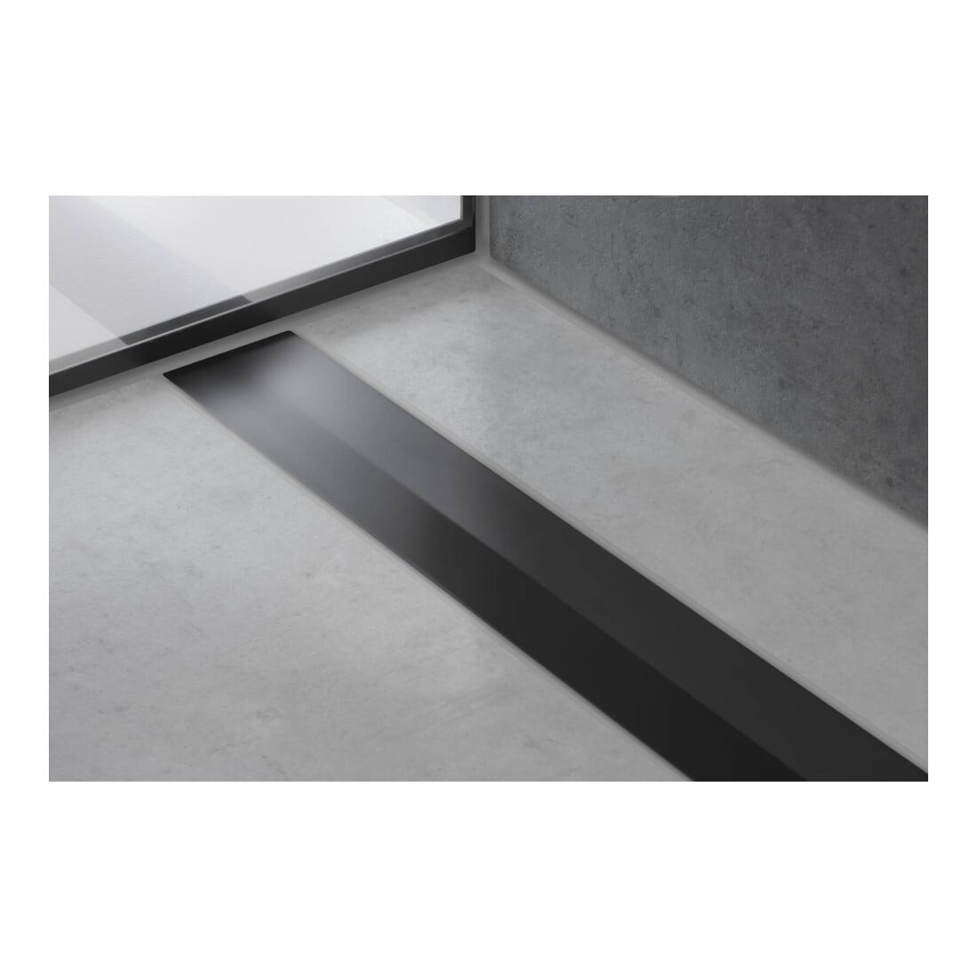 hansgrohe RainDrain Flex Caniveau de douche 1600 mm, ES optic, kit complet, ajustable