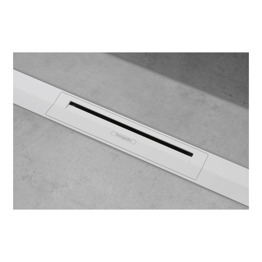 hansgrohe RainDrain Flex Caniveau de douche 1600 mm, ES optic, kit complet, ajustable