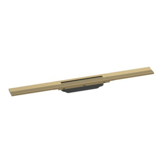 hansgrohe RainDrain Flex Caniveau de douche 700 mm, bronze brossé, ensemble complet, coupable