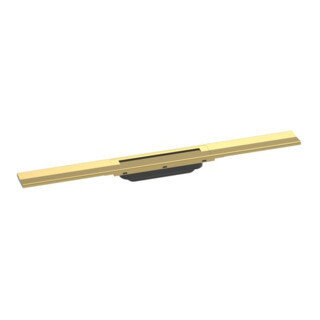 hansgrohe RainDrain Flex Caniveau de douche 700 mm, poli or opt, kit complet, coupable
