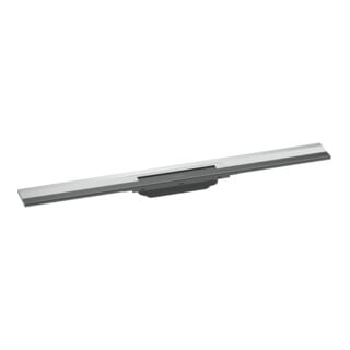 hansgrohe RainDrain Flex Caniveau de douche 800 mm, chrome, kit FM, raccourcissable, pour montage étanche