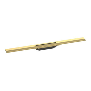 hansgrohe RainDrain Flex Caniveau de douche 800 mm, opt. or poli, kit complet, coupable