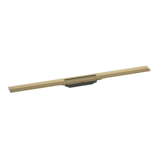 hansgrohe RainDrain Flex Caniveau de douche 900 mm, bronze brossé, kit complet, ajustable