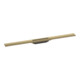 hansgrohe RainDrain Flex Caniveau de douche 900 mm, bronze brossé, kit complet, ajustable-1