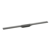hansgrohe RainDrain Flex Duschrinne 1000mm, brush. bla vc, FM-Set, kürzbar